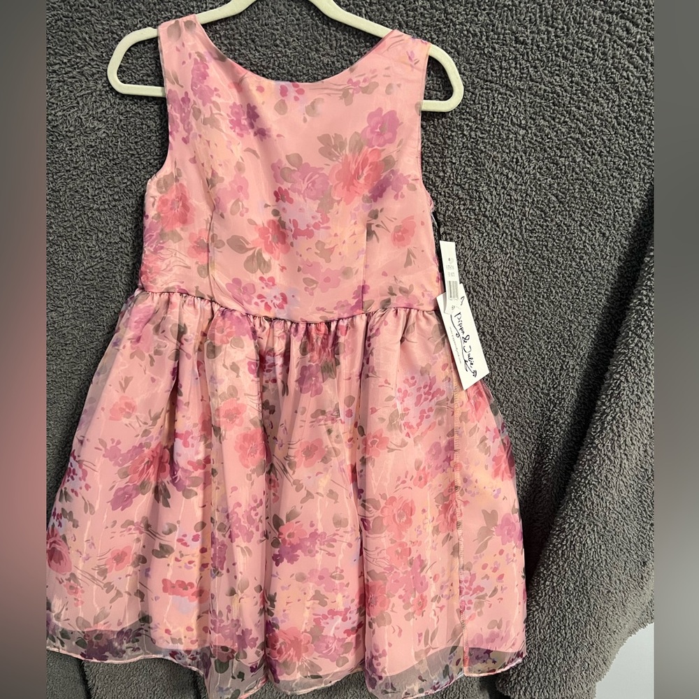 Floral Pink Kids Dress
